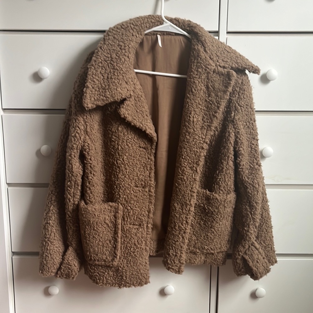 Free People Sherpa Jacket - Size XS